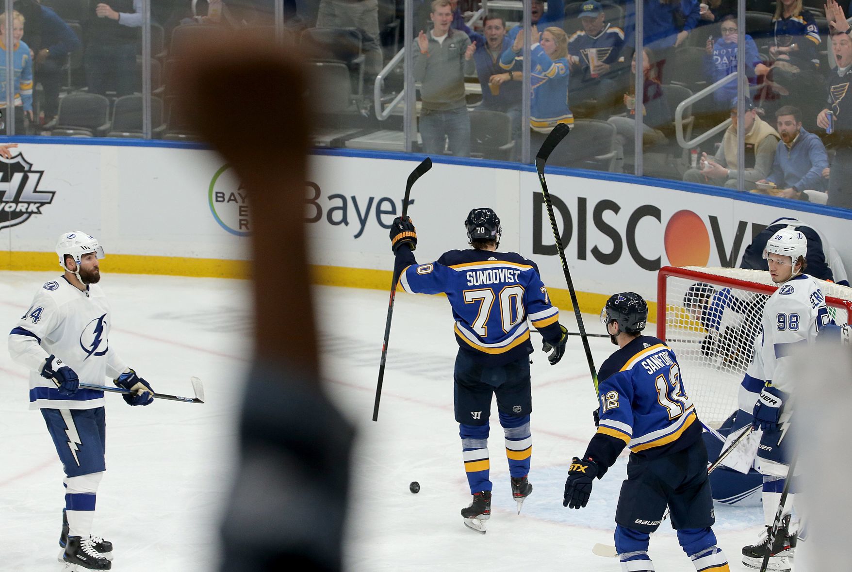 Blues host Lightning
